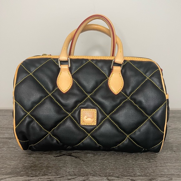 Dooney & Bourke Quilted Satchel Bag - Picture 7 of 7